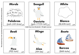 If I Were a Bird – Free Spanish–English Bilingual Flashcards